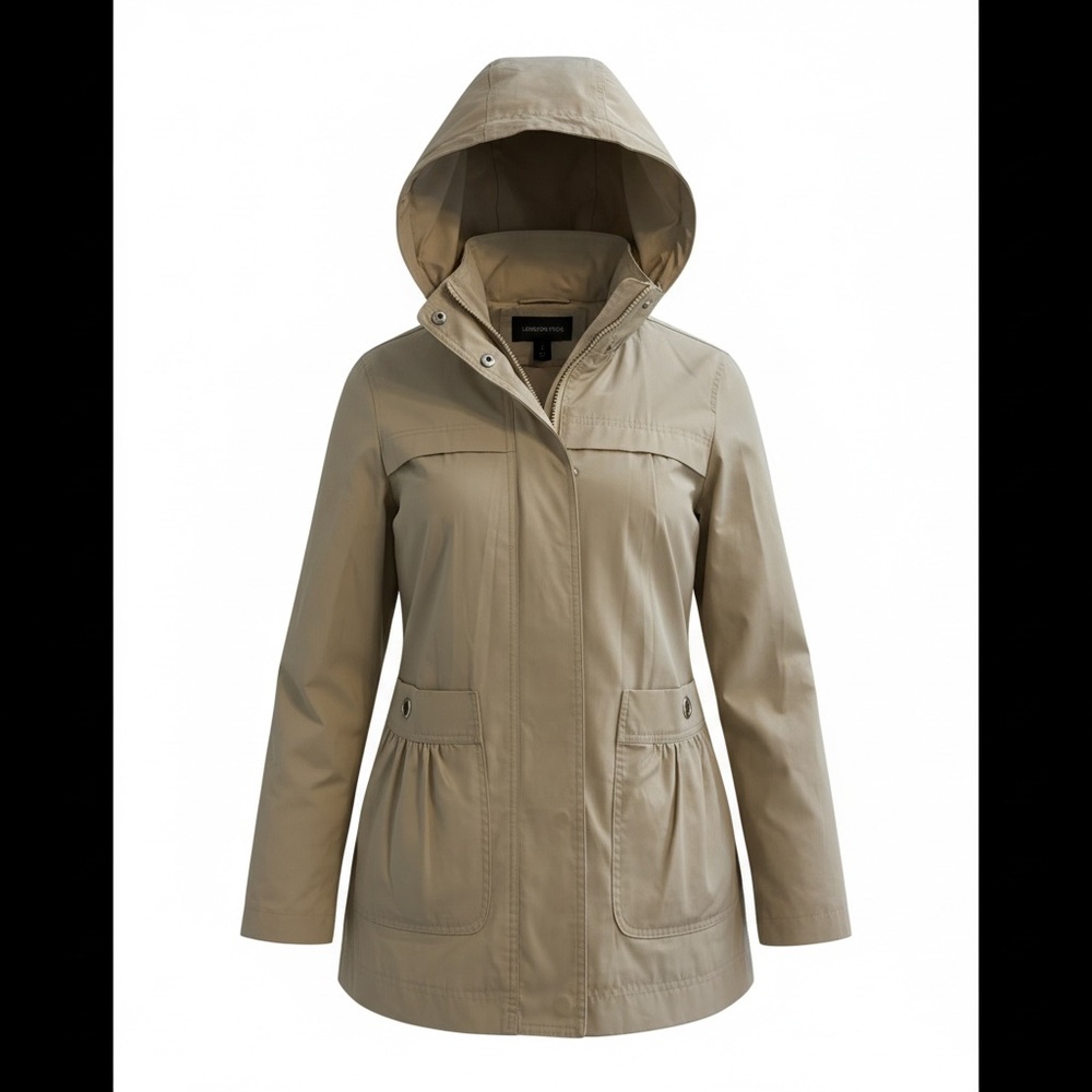 London Fog Women's Beige‎ Utility Jacket